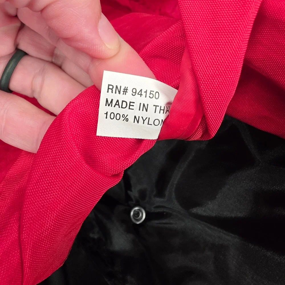 Marlboro Unlimited Gear Red Black Rolling‎ Duffle Bag Vintage 90s Travel Luggage